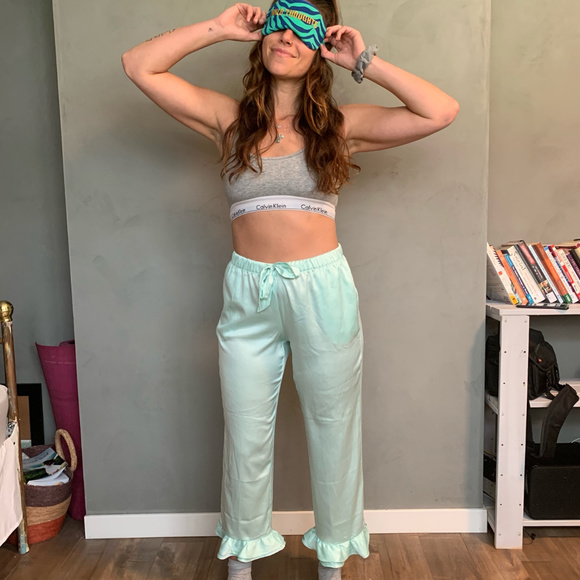 Vintage Victoria Secret Silk Lounge Pajama Pants - Picture 4 of 8